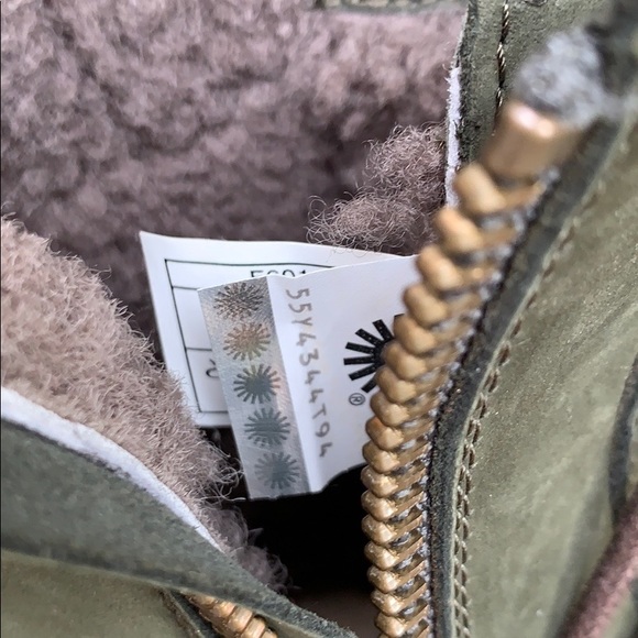 UGG KILMER NEW! Shearling Lined Zip Lace Up Boot - Picture 9 of 11